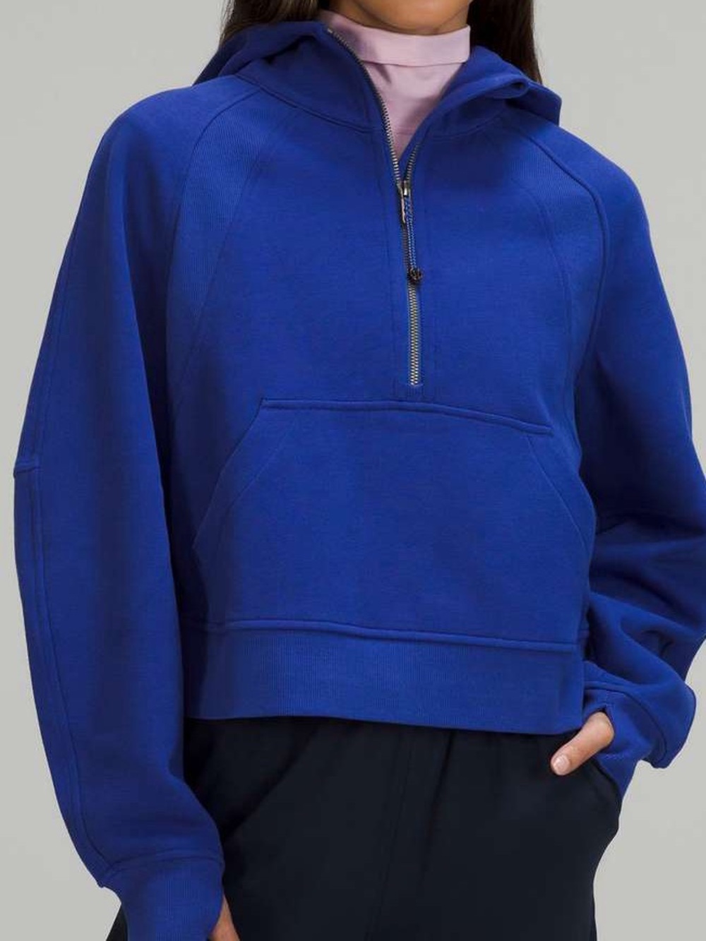Lululemon Scuba Oversized Half-Zip Hoodie
Psychic Blue M/L Medium Large W3DM4S